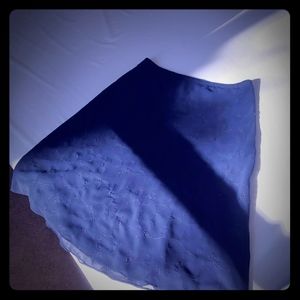 AX ARMANI EXCHANGE Navy Floral Skirt